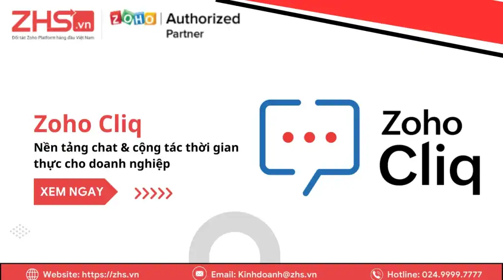 Zoho Cliq nền tảng cộng tác hiệu quả