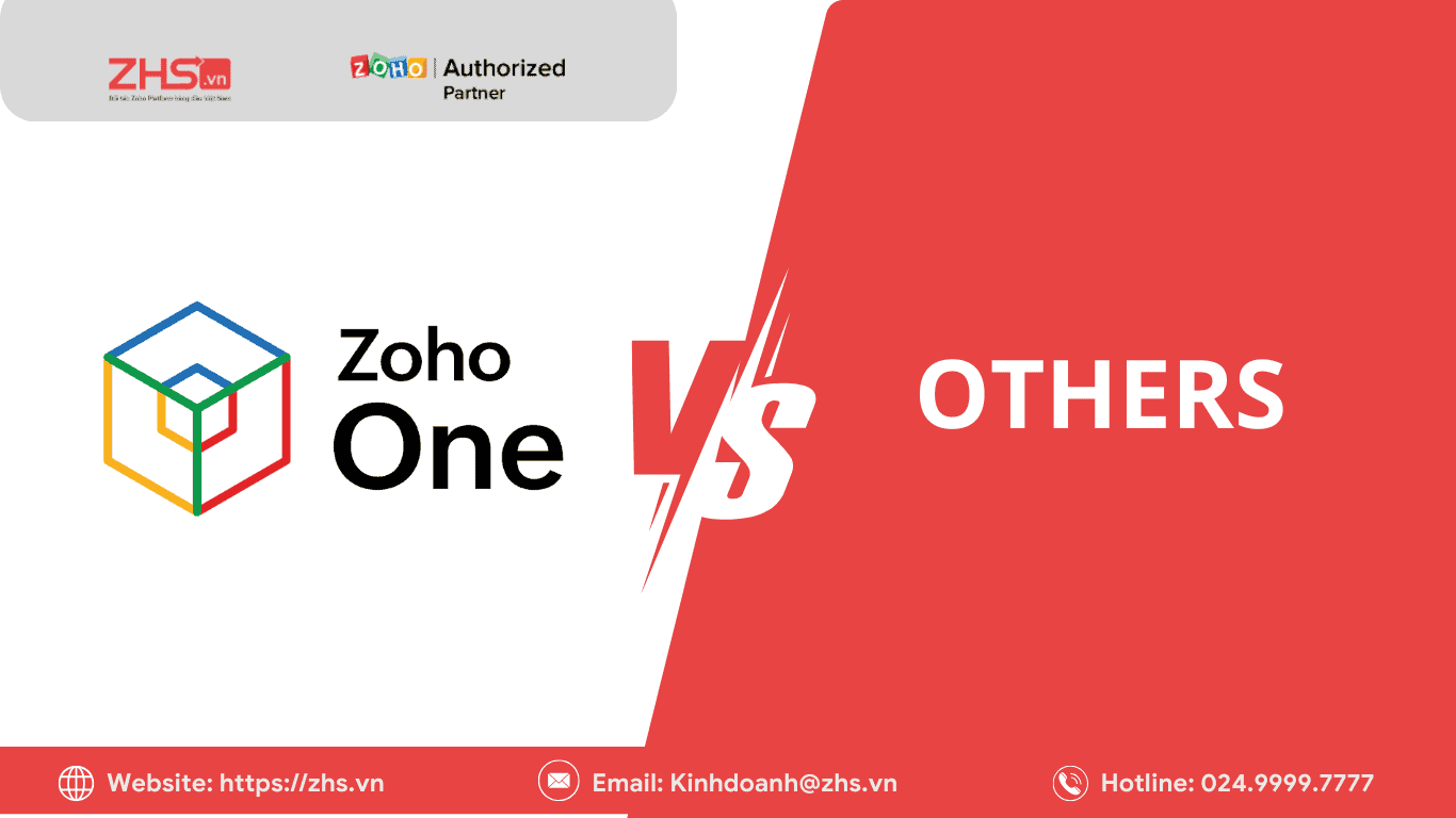 Zoho One với các nền tảng quản trị khác
