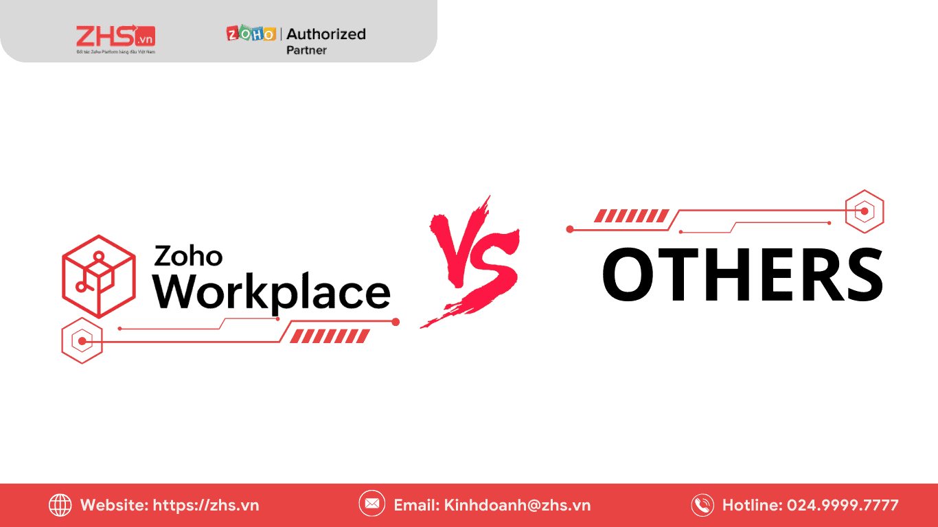 So sánh Zoho Workplace với các nền tảng khác