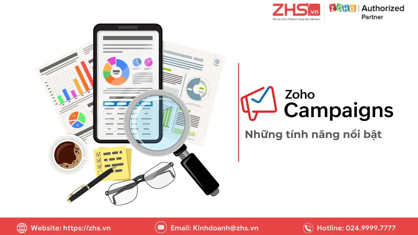 Những tính năng nổi bật của Zoho Campaigns