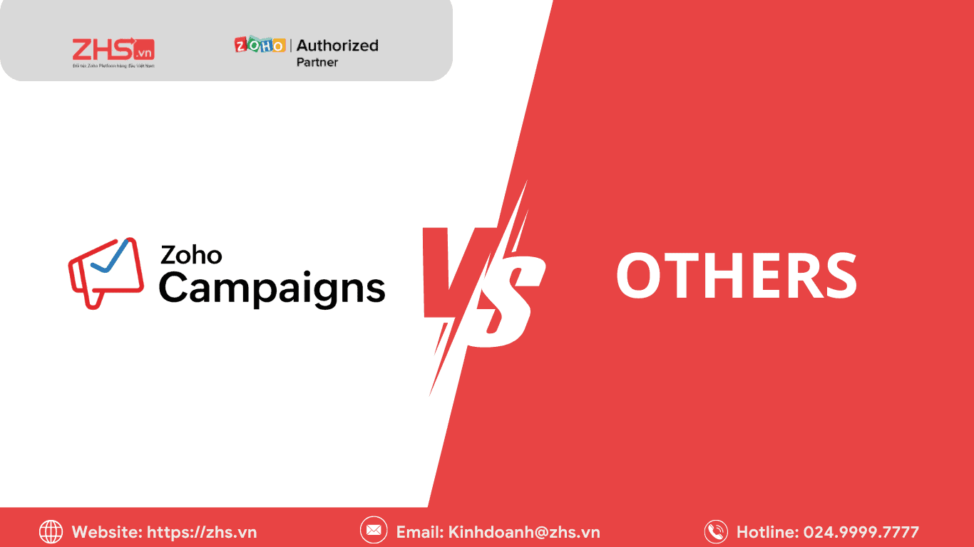 So sánh Zoho Campaigns với các nền tảng email marketing khác