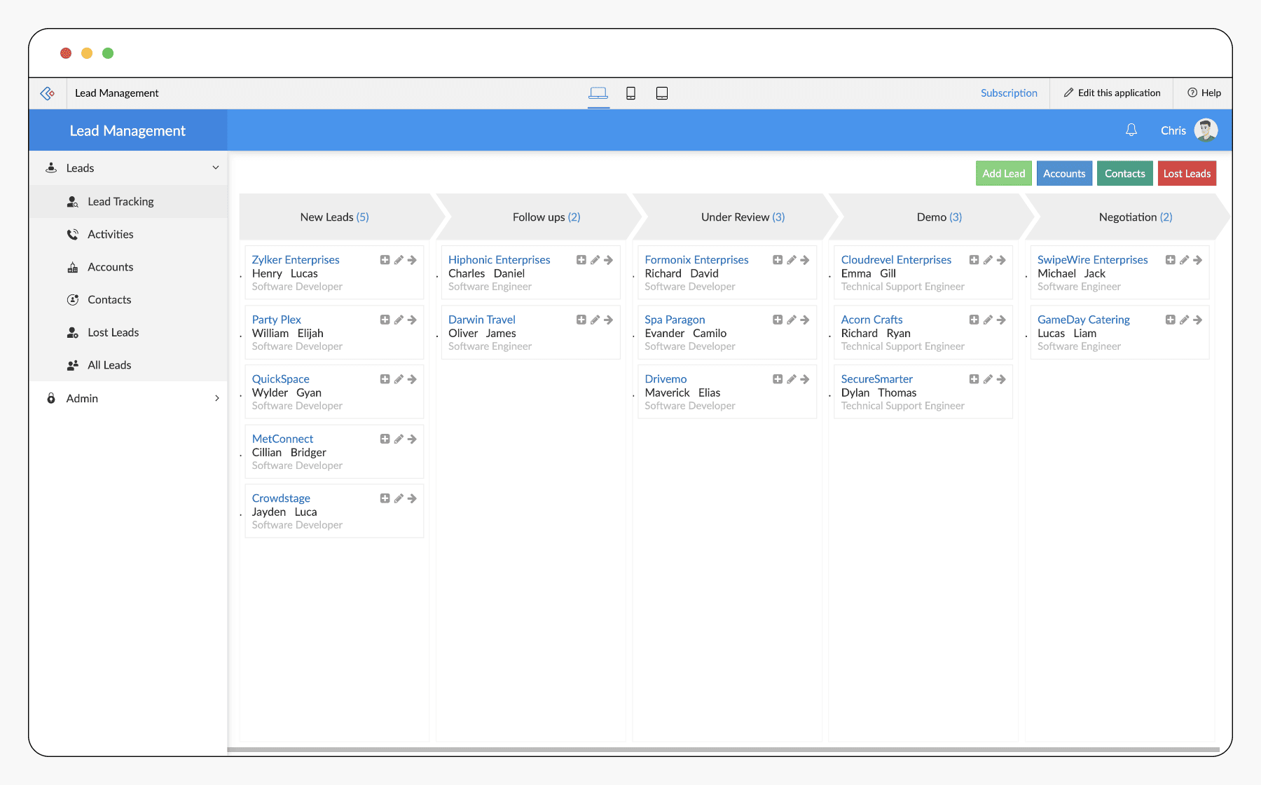 Quản lý khách hàng tiềm năng (Lead Management)