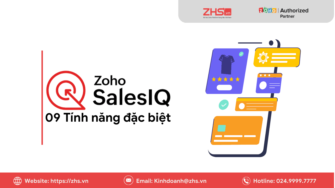 09 Tính năng đặc biệt của Zoho SalesIQ