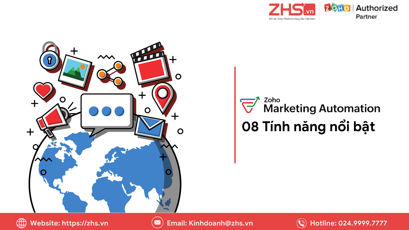 08 Tính năng nổi bật của Zoho Marketing Automation