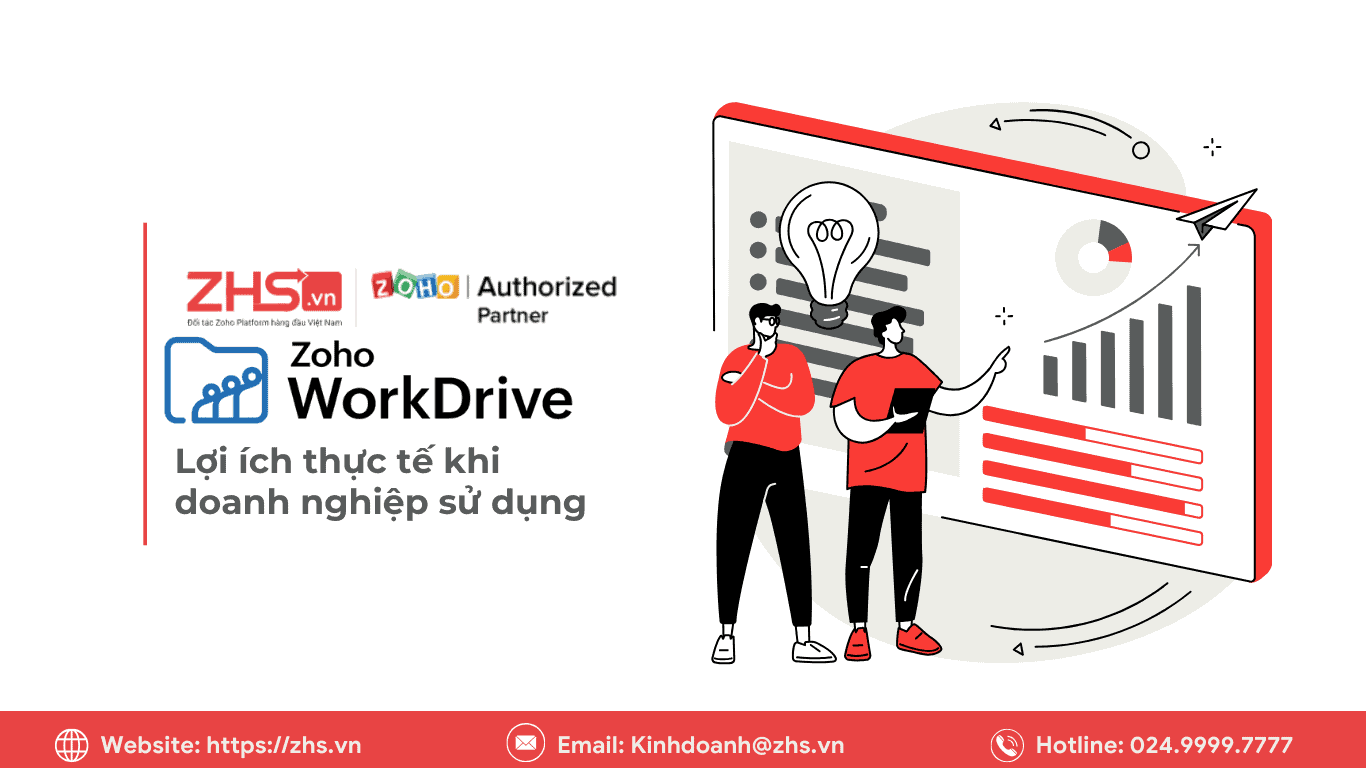Lợi ích khi doanh nghiệp sử dụng Zoho WorkDrive