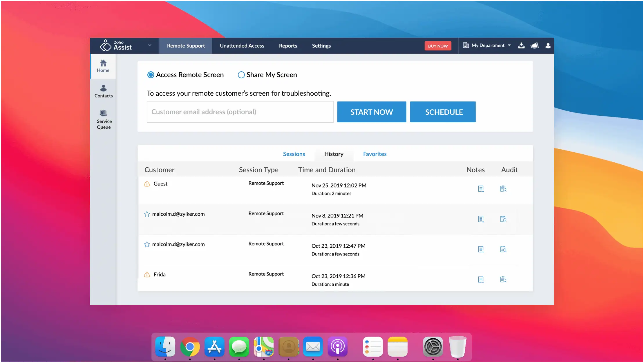 Hỗ trợ từ xa theo yêu cầu (On-demand Remote Support)