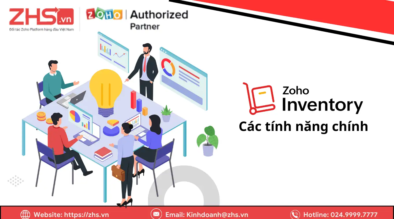 Các tính năng chính trong Zoho Inventory