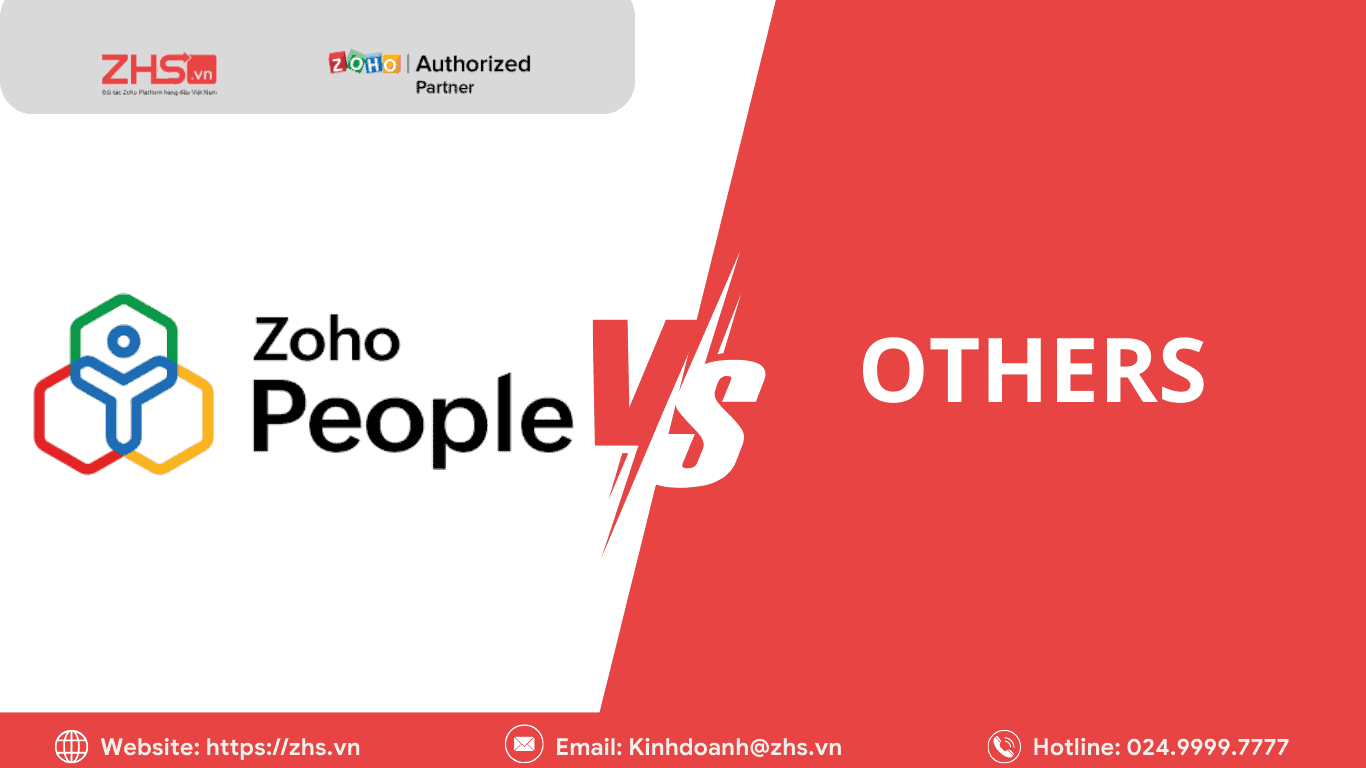 So sánh Zoho People với các phần mềm quản lý nhân sự phổ biến