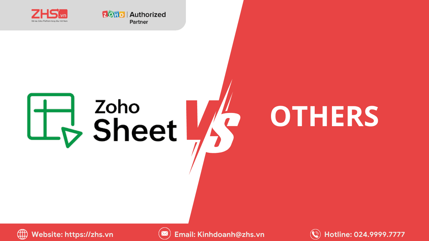 So sánh Zoho Sheet với Google Sheets và Microsoft Excel