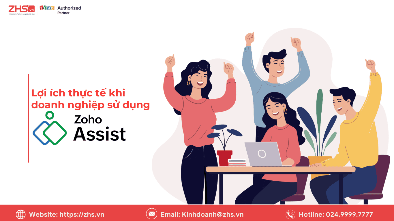 Lợi ích thực tế khi doanh nghiệp sử dụng Zoho Assist