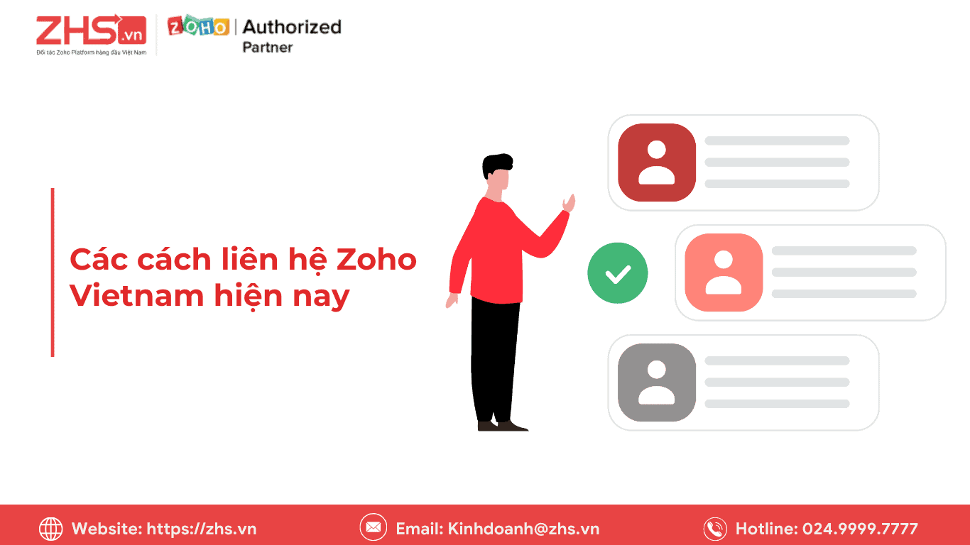 Các cách liên hệ Zoho Vietnam hiện nay