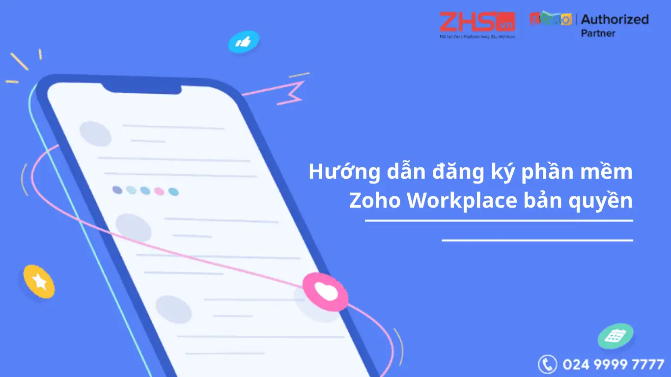 Hướng dẫn đăng ký Zoho Workplace Standard bản quyền tại ZHS
